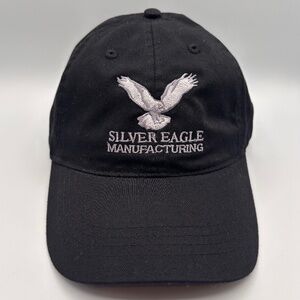 Vintage Silver Eagle Manufacturing Eagle Best Embroidered Brand Promo Hat